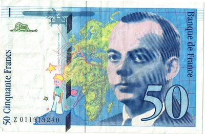 Obverse of 50 Francs, Banque de France